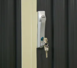 Westmann Fahrradgarage Gartenbox Anthrazit 200x203x158 Cm -Garten- & Gewächshäuser Geschäft 6e0b5a5d27c0f1f731d2fcab9aee34b3