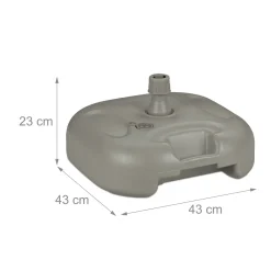 Relaxdays Sonnenschirmständer In Grau -Garten- & Gewächshäuser Geschäft 6e26f46b36e17ba29c9441a5df1bcdd2