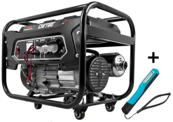 DeTecc. DeTec. Stromerzeuger 7 PS Benzin 3,3kW 230V + COB Pen