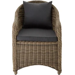 Tectake 4 Rattansessel Mit Aluminiumgestell Inkl. Sitzkissen Und Rückenkissen - Natur -Garten- & Gewächshäuser Geschäft 6e4841661180756a85a5aef48b2aad26