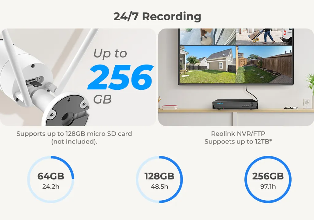 Reolink RLC-410W-AI, 4MP WLAN IP-Überwachungskamera 2,4/5GHz CCTV IP Kamera Outdoor Mit 30m IR Nachtsicht, SD Kartenslot Und Smarte Personen-/Fahrzeugerkennung Und Bewegungserkennung, Fernzugriff, Wasserfest IP66 17 Reolink RLC-410W-AI, 4MP WLAN IP-Überwachungskamera 2,4/5GHz CCTV IP Kamera Outdoor Mit 30m IR Nachtsicht, SD Kartenslot Und Smarte Personen-/Fahrzeugerkennung Und Bewegungserkennung, Fernzugriff, Wasserfest IP66 – Bild 17