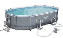 BESTWAY 56448 Power Steel Frame Swimmingpool Pumpe Leiter Cover 488x305x107cm 56 BESTWAY 56448 Power Steel Frame Swimmingpool Pumpe Leiter Cover 488x305x107cm -Garten- & Gewächshäuser Geschäft 6ed369ef1c4a9344a03f7257e7583803