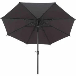 SIENA GARDEN Isa Mittelstockschirm Anthrazit/anthrazit 300 Cm L30537 -Garten- & Gewächshäuser Geschäft 6f05cb3cb1d85e43d1e8c7c0cfcdd3d4