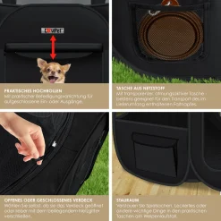 LOVPET® Welpenlaufstall Tierlaufstall Faltbar Für Kleintiere Hunde, Katzen Inkl. Hundenapf Hundelaufstall Freigehege Oxfordgewebe Pop-up System Indoor & Outdoor, Farbe:Schwarz 17 LOVPET® Welpenlaufstall Tierlaufstall Faltbar Für Kleintiere Hunde, Katzen Inkl. Hundenapf Hundelaufstall Freigehege Oxfordgewebe Pop-up System Indoor & Outdoor, Farbe:Schwarz -Garten- & Gewächshäuser Geschäft 6f78db2f0d7c5510ee3ec586b88ad637