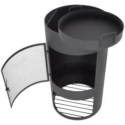 Raburg XXL Gartenkamin BERNARD In SCHIEFER-SCHWARZ, Extra Großer Design-Garten-, Terrassenofen & Feuertonne -Garten- & Gewächshäuser Geschäft 6f7cf86037e47f636067618505d04615