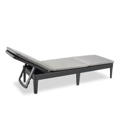 ALLIBERT By KETER Allibert Sunlounger Liege Jaipur Inkl. Auflage, Farbe Graphit/Grau -Garten- & Gewächshäuser Geschäft 6fd487c956c2a4abcd522df6ac47a616