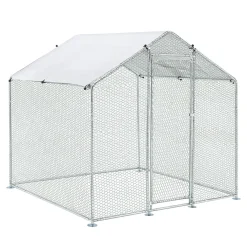 Juskys Freilaufgehege 2x2x2m – Hühnerstall Aus Metall Begehbar Mit 4 M² Lauffläche, Tür & Riegel – Freigehege Für Hühner, Kleintiere & Pflanzen 21 Juskys Freilaufgehege 2x2x2m – Hühnerstall Aus Metall Begehbar Mit 4 M² Lauffläche, Tür & Riegel – Freigehege Für Hühner, Kleintiere & Pflanzen -Garten- & Gewächshäuser Geschäft 6fe2f4e8534e0640690ab4633e085669