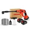 Yofidra ONEVAN 6-in-1 Bürstenlos Hochdruckreiniger Autowaschpistole Garten Hochdruckpistole Mit 2 Akkus