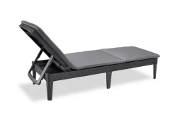 ALLIBERT By KETER Allibert Sunlounger Liege Jaipur Inkl. Auflage, Farbe Graphit/Grau -Garten- & Gewächshäuser Geschäft 7035c7038e057fbd043d04e1f843da7d