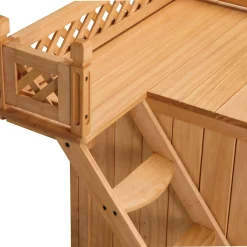Cadoca Katzenhaus FSC®-zertifiziertes Holz 64,5x54,5x53,5cm 2-stöckig Leiter Balkon Indoor Outdoor Hundehütte Katzenvilla Tierhaus 13 Cadoca Katzenhaus FSC®-zertifiziertes Holz 64,5x54,5x53,5cm 2-stöckig Leiter Balkon Indoor Outdoor Hundehütte Katzenvilla Tierhaus -Garten- & Gewächshäuser Geschäft 70396fd37859f7cd2ad3e5377b0bb699