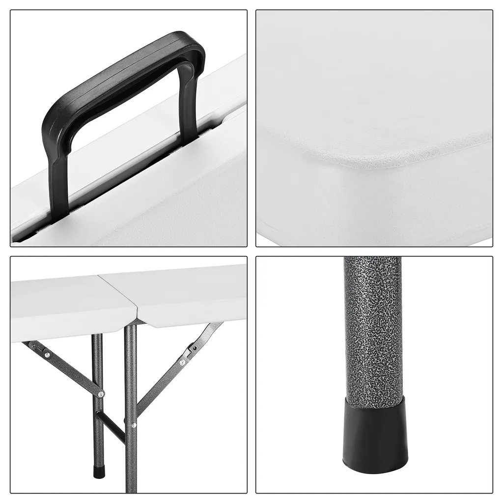 Deuba 2er Set Bierbank 8 Personen Klappbar 183cm Mit Tragegriff Kofferfunktion Kunststoff Sitzbank Bierzeltbank Klappbank Festzeltbank Camping Bank Campingmöbel Weiß 4 Deuba 2er Set Bierbank 8 Personen Klappbar 183cm Mit Tragegriff Kofferfunktion Kunststoff Sitzbank Bierzeltbank Klappbank Festzeltbank Camping Bank Campingmöbel Weiß – Bild 4