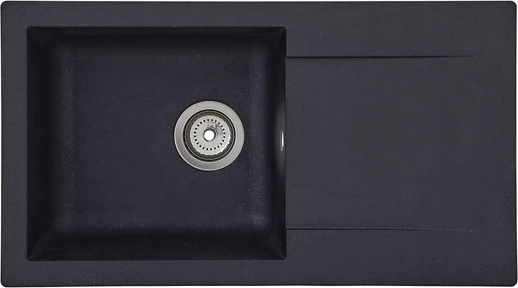 Respekta Einbauspüle Denver 78x43,5x17 Cm, Schwarz 9 Respekta Einbauspüle Denver 78x43,5x17 Cm, Schwarz – Bild 9