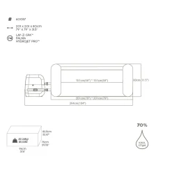 Bestway Limitierte Auflage: Lay-Z-Spa Palma HydroJet Pro -Garten- & Gewächshäuser Geschäft 70a491191c264279bdcde8bda7ea369d
