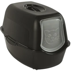 ROTHO Katzentoilette Eco BAILEY, Farbe:Schwarz -Garten- & Gewächshäuser Geschäft 70d1d3ae4446d9dea6ace84795ec50b3