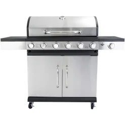 El Fuego® Edelstahl Gasgrill San Antonio 6+1 Brenner Roste Gusseisen AY5861
