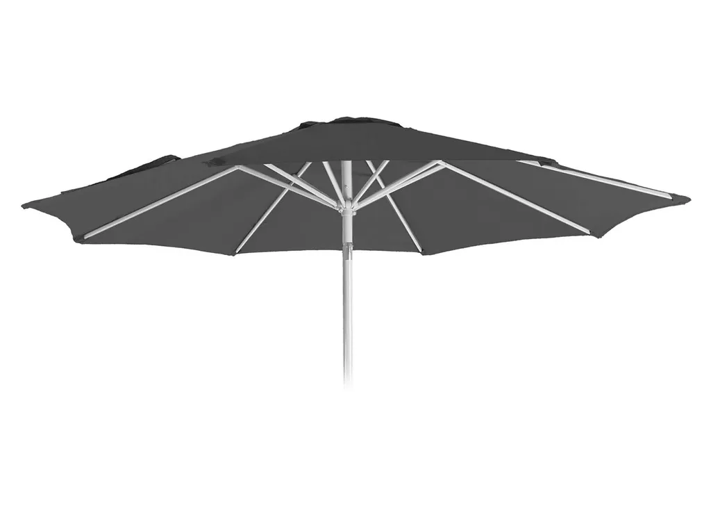 Mendler Ersatz-Bezug Für Sonnenschirm N19, Sonnenschirmbezug Ersatzbezug, Ø 3m Stoff/Textil 5kg Anthrazit 2 Mendler Ersatz-Bezug Für Sonnenschirm N19, Sonnenschirmbezug Ersatzbezug, Ø 3m Stoff/Textil 5kg Anthrazit – Bild 2