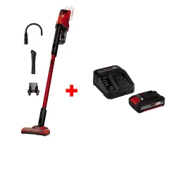Einhell Akku Stielsauger TE-SV 18 Li Solo Beutellos Zyklonsauger Inkl. 2,0 Ah Starterkit