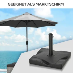 Outsunny Sonnenschirmständer 20 Kg Schirmständer Für Sonnenschirm Schirmstangen 30-38 Mm Sonnenschirmfuß Für Garten Terrasse Balkon Zement 41,5 X 41,5 Schwarz 14 Outsunny Sonnenschirmständer 20 Kg Schirmständer Für Sonnenschirm Schirmstangen 30-38 Mm Sonnenschirmfuß Für Garten Terrasse Balkon Zement 41,5 X 41,5 Schwarz -Garten- & Gewächshäuser Geschäft 7181be344ad8a3273f7cac701d5094ed