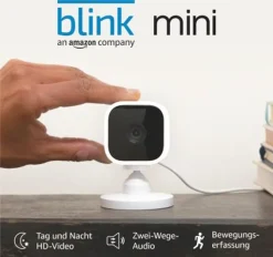 Blink Mini – Kompakte, Smarte Plug-in-Sicherheitskamera Für Innen, 1080p-HD (Weiß) -Garten- & Gewächshäuser Geschäft 7194047f3b03ad8eb7a01d6ea73f27e1