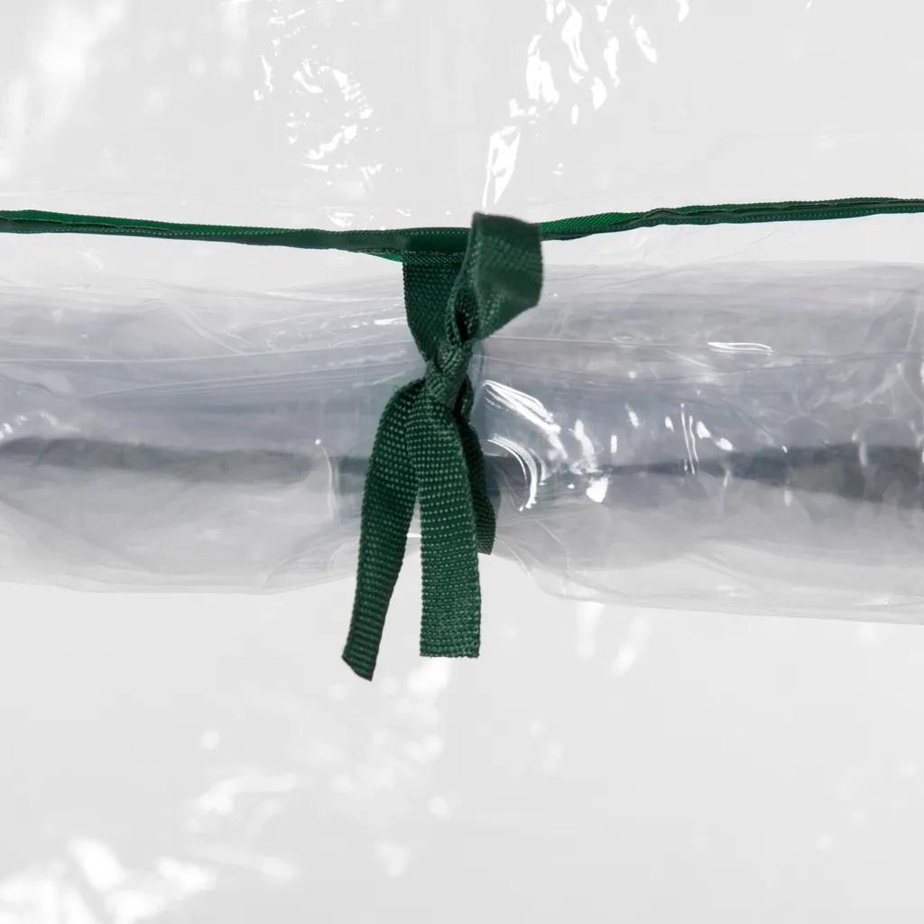 Outsunny Gewächshaus Treibhaus Tomatenhaus Frühbeet Mit Tür Zum Aufrollen Stahl PVC Transparent 100x50x149 Cm 4 Outsunny Gewächshaus Treibhaus Tomatenhaus Frühbeet Mit Tür Zum Aufrollen Stahl PVC Transparent 100x50x149 Cm – Bild 4