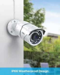 ZOSI 8CH 5MP Überwachungskamera Set Aussen, 8CH 2TB HDD DVR Mit 8 Wasserdicht 1920P Video Kamera CCTV System, Bewegungserkennung, 36M IR Nachtsicht -Garten- & Gewächshäuser Geschäft 71b9bf9237b661613a89827558d0ce47