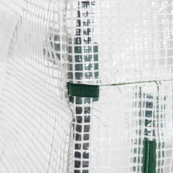 Outsunny Folien Gewächshaus Treibhaus Tomatenhaus Pflanzenhaus Frühbeet 4 Regalfächer Weiß 70 X 50 X 160 Cm -Garten- & Gewächshäuser Geschäft 7204603f82dde102541fa456ed1a8687