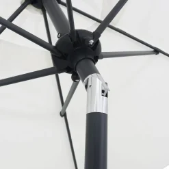 VidaXL Sonnenschirm Sandweiß 200 X 211 Cm Aluminium -Garten- & Gewächshäuser Geschäft 720a042f7caf80f9ff54849e1fba25fd