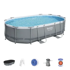BESTWAY 56448 Power Steel Frame Swimmingpool Pumpe Leiter Cover 488x305x107cm 59 BESTWAY 56448 Power Steel Frame Swimmingpool Pumpe Leiter Cover 488x305x107cm -Garten- & Gewächshäuser Geschäft 7226bcce32f5f4d28812656e08b33d1c