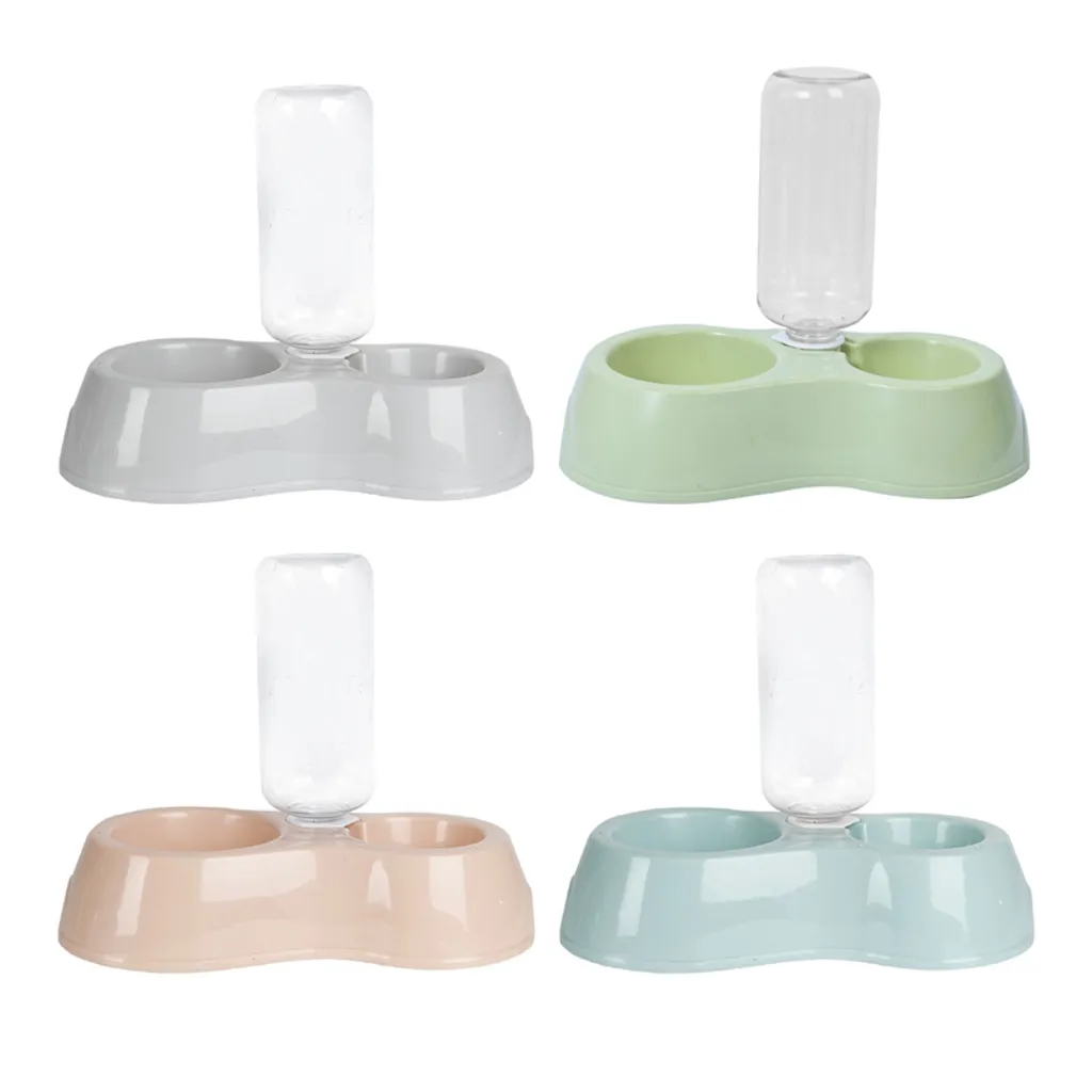 Qiangzhipow Fütterung Hundenäpfe Katzennapf Futterspender Wasserspender Futternapf Haustiere Hund Katze Futterstation Futterautomat Für Trockenfutter (Grau) 11 Qiangzhipow Fütterung Hundenäpfe Katzennapf Futterspender Wasserspender Futternapf Haustiere Hund Katze Futterstation Futterautomat Für Trockenfutter (Grau) – Bild 11