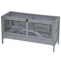 Nanook Hamsterkäfig Mäusekäfig Kleintierkäfig Nagerkäfig Grau 92 X 34 X 48 Cm -Garten- & Gewächshäuser Geschäft 726cf9b297c347fe8e1a77da656e1980