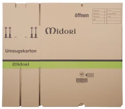 KK Verpackungen © 20x UMZUGSKARTONS MIDORI PROFI 2-WELLIG Sehr Stabile Karton 630 X 285 X 305mm -Garten- & Gewächshäuser Geschäft 727a51654f8f80c8d784c16ef4d5caf3