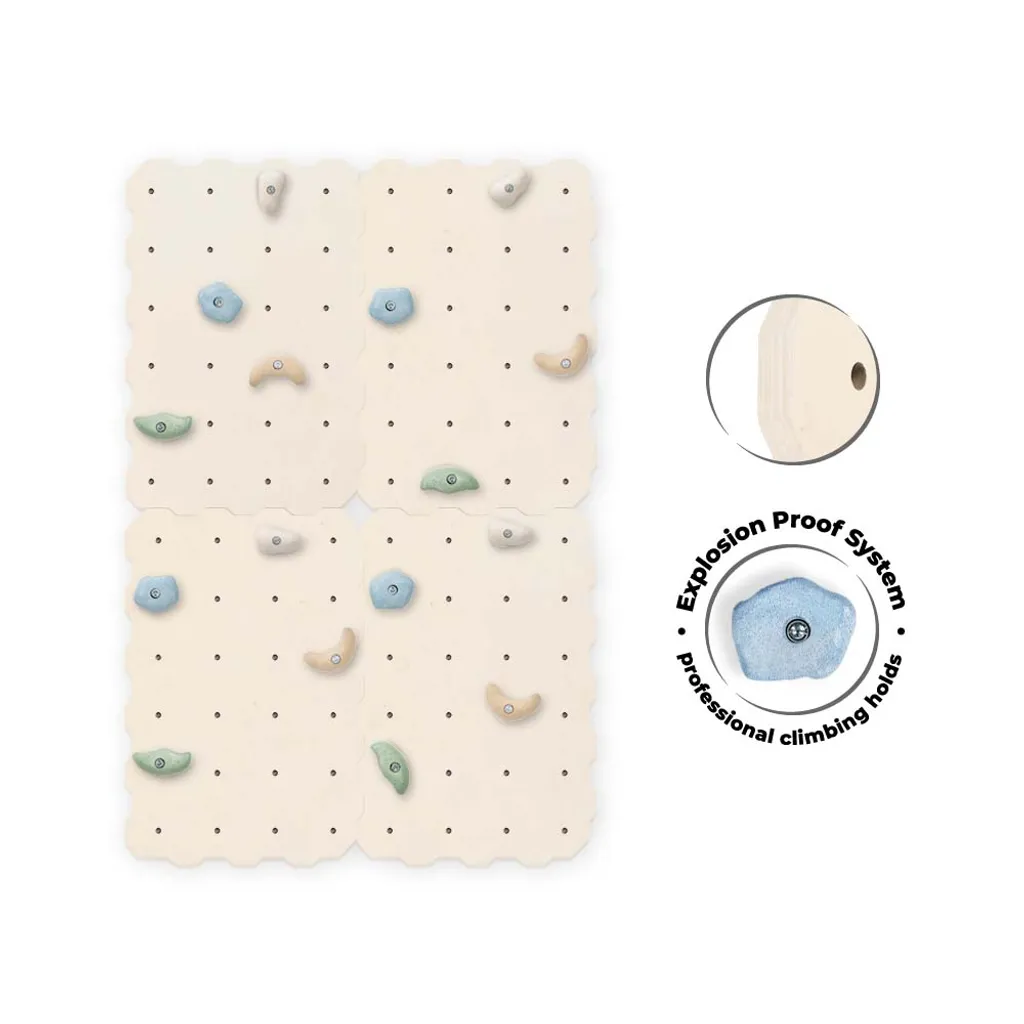 MAMOI® Kletterwand Für Kinderzimmer, Klettergerüst Und Spielgeräte Indoor, Klettern Mit Klettergriffe Für Kinder, Klettersteine, Kletterturm Mit Griffe, Turngeräte 2 MAMOI® Kletterwand Für Kinderzimmer, Klettergerüst Und Spielgeräte Indoor, Klettern Mit Klettergriffe Für Kinder, Klettersteine, Kletterturm Mit Griffe, Turngeräte – Bild 2