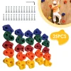 Wolketon Klettergriffe Kinder Set Bunt Klettersteine, Fuer Kletterwand, Klettersteine, Spielturm, Klettergeruest, Baum-Haus, Hochbett, Kinderklettergriffe