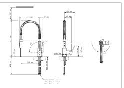 Adeo Verlag DELINIA - Küchenarmatur Mit Ausziehbarer Brause THOMAS - Hochdruckarmatur - 360° Drehbar - 2 Strahlarten - Messing Verchromt - Höhe Unter Auslauf 10,3 Cm - Mischbatterie - Wasserhahn Küche 10 Adeo Verlag DELINIA - Küchenarmatur Mit Ausziehbarer Brause THOMAS - Hochdruckarmatur - 360° Drehbar - 2 Strahlarten - Messing Verchromt - Höhe Unter Auslauf 10,3 Cm - Mischbatterie - Wasserhahn Küche -Garten- & Gewächshäuser Geschäft 72af92accede925c227b132b4c19fdb9
