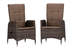 Acamp Armsessel Ciro 2er 57438 Taupe Grau