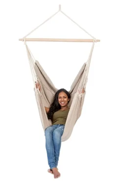 Hängematte / Hängesessel Amazonas Artista 160x130cm Sand -Garten- & Gewächshäuser Geschäft 72fdd1c5bcbad19881b5d1e6d825b376