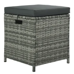 Merax Gartenlounge-Set Polyrattan Lounge Für 9 Personen, 5er Ecksofa, 1xTisch Mit Glas, 4x Hocker Mit Kissen, Gartenmöbel Set Balkonset, Grau 24 Merax Gartenlounge-Set Polyrattan Lounge Für 9 Personen, 5er Ecksofa, 1xTisch Mit Glas, 4x Hocker Mit Kissen, Gartenmöbel Set Balkonset, Grau -Garten- & Gewächshäuser Geschäft 732b171834b72c97c109f499f98ad416