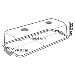 Elho® Green Basics Hochbeet Super XXL Deckel Transparent 75 X 57 Cm - Kunststoff -Garten- & Gewächshäuser Geschäft 7345aa97989a6f9628c36e34a01cabd5