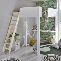 Treppen Intercon Hochbettleiter Intercon Safe Step Mit 8 Stufen Bis Max. 190 Cm | Holzleiter Aus Fichte | Anstellleiter