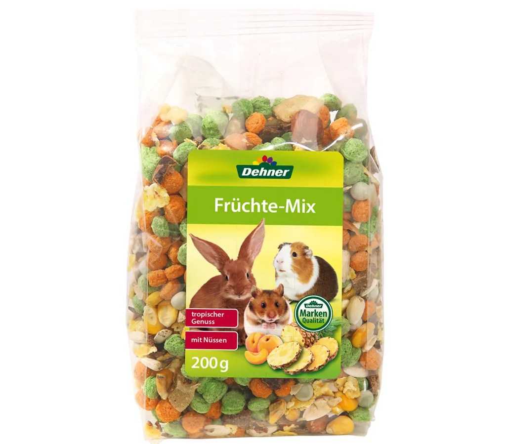 Dehner Nagersnack, Früchte-Mix, 8 X 200 G (1.6 Kg) 2 Dehner Nagersnack, Früchte-Mix, 8 X 200 G (1.6 Kg) – Bild 2