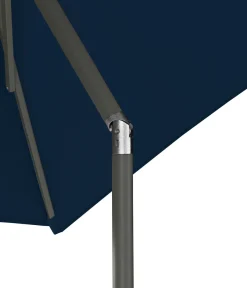 Dehner Sonnenschirm Andros, Ca. 250 X 210 X 150 Cm, Aluminium/Polyester, Blau -Garten- & Gewächshäuser Geschäft 73f0cb49d09550d285627713cf4f3885