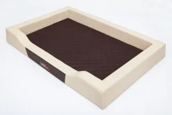 Hobbydog Hundeschlafplatz Hundesofa Hundekissen Ruheplatz Hundematratze Hundehütte Hundeplatz Hundekorb Liegekissen 120x80x16 Beige Collie Cocker Spaniel Lowland Schäferhund Boxer German Schäferhund Labrador Pudel