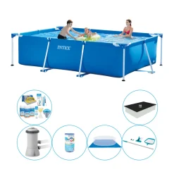 Intex Frame Pool Rechteckig 300x200x75 Cm - Pool Combination Deal