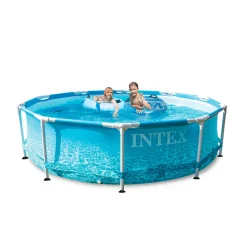INTEX Beachside Pool-Set Mit Metallrahmen (Filterpumpe) 4.485 L -Garten- & Gewächshäuser Geschäft 742c8844c89b2541734c95a2c021e9ba