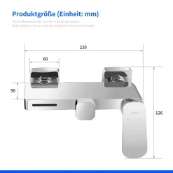 Aihom Badewanne Mischbatterie Dusche Duscharmatur Wasserfall Badewannenarmatur Messing Badarmatur Mit Regal Armatur Für Dusche Und Badewanne -Garten- & Gewächshäuser Geschäft 743261820e891e97448f02f1094ac17a