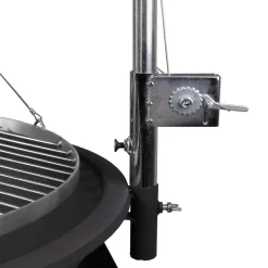 Druline Ø 60 Cm Schwenkgrill Aus Edelstahl - Feuerschale Mit Galgen Aufhängung Feuerkorb - Seilzug Mit Kurbel - BBQ Grill Rost Dreibein Feuer Schale Rundgrill Holzkohlegrill Standgrill Grillwagen, Schwarz -Garten- & Gewächshäuser Geschäft 7433b35c28878df49035d4eb60a65c4c
