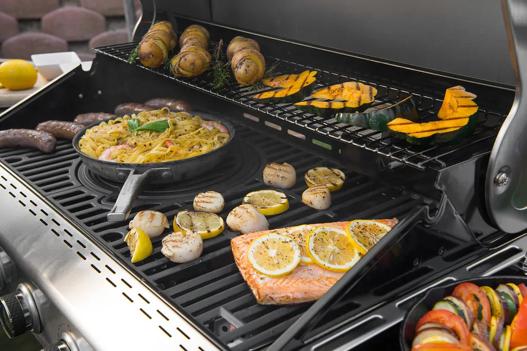 Nexgrill Gasgrill 5 Brenner Deluxe Mit Heckbrenner, Seitenkochfeld Und Seitenbrenner 17 Nexgrill Gasgrill 5 Brenner Deluxe Mit Heckbrenner, Seitenkochfeld Und Seitenbrenner – Bild 17
