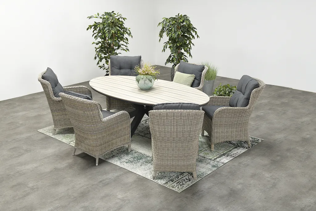 Garden Impressions Edison Tisch 220x115xH75 Cm Imowood Hell Teak 8 Garden Impressions Edison Tisch 220x115xH75 Cm Imowood Hell Teak – Bild 8