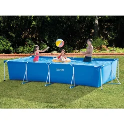 INTEX Frame Pool - Set Family 450 X 220 X 84 Cm, Farbe: Blau; 128273NP -Garten- & Gewächshäuser Geschäft 7495d25643aa489eae7edd2e3f654358