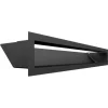 Kratki Lüftungsgitter LUFT 9x60 Schwarz Slim
